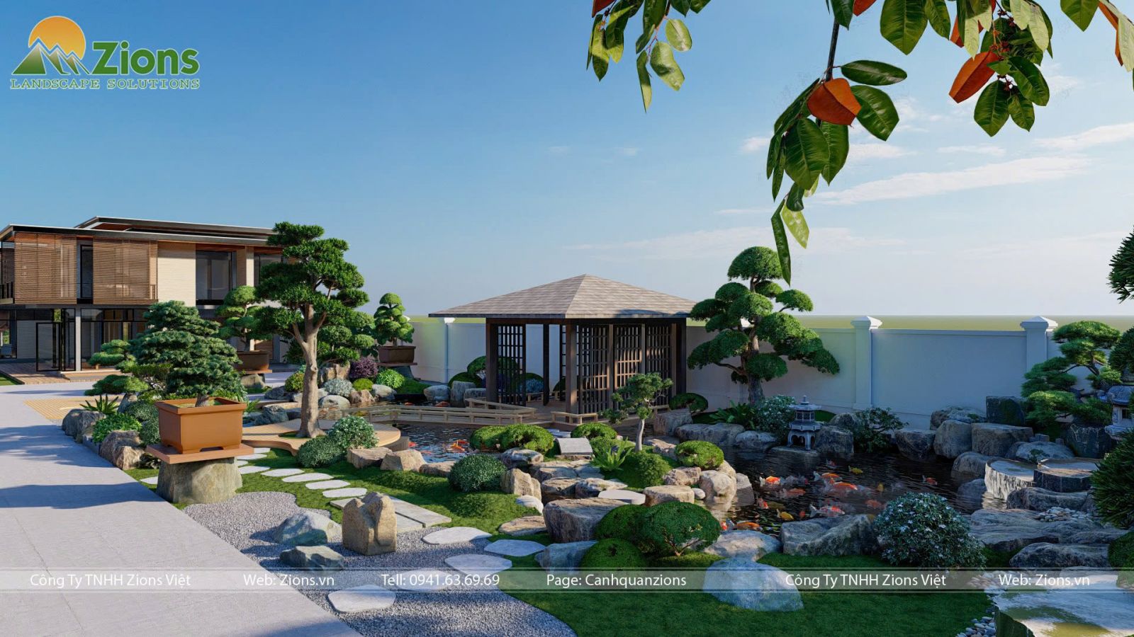 Thiết kế cảnh quan nghỉ dưỡng gia đình